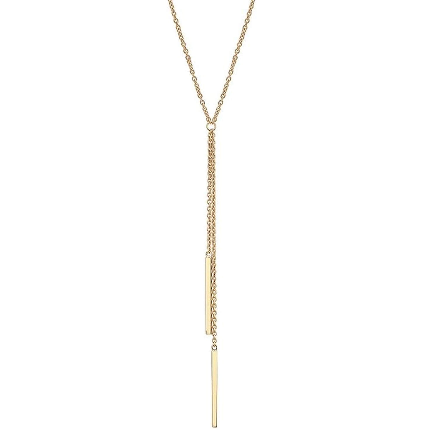 Bar Drop Y-Necklace