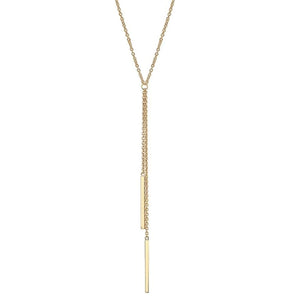 Bar Drop Y-Necklace