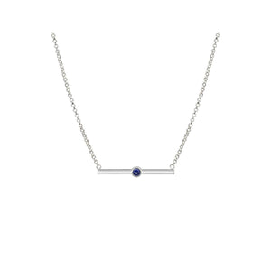 Lapis Bar Necklace