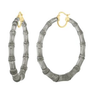 HOW TO STYLE: XL Bamboo Hoop Earrings