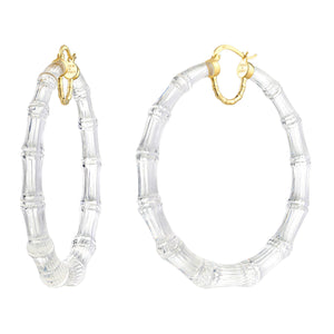 HOW TO STYLE: XL Bamboo Hoop Earrings