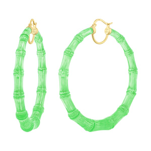 HOW TO STYLE: XL Bamboo Hoop Earrings