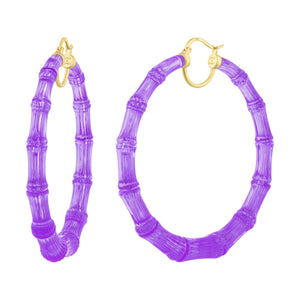 HOW TO STYLE: XL Bamboo Hoop Earrings