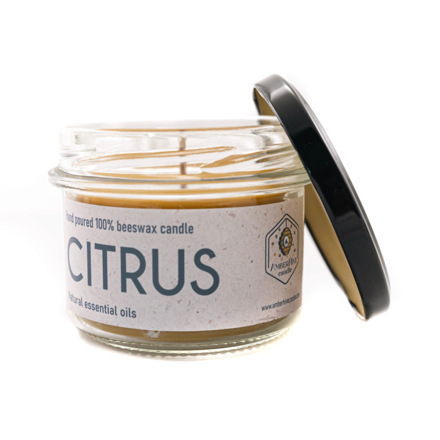 CITRUS ORGANIC BEESWAX CANDLE