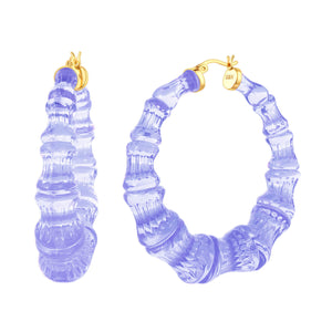 Periwinkle Blue Bamboo Hoop