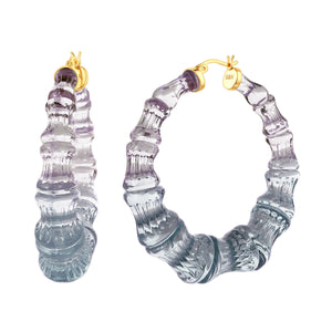 Ombre Bamboo Hoops