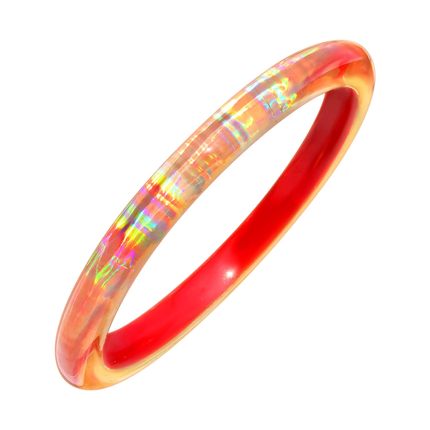 Rave Slip On Bangle in RED